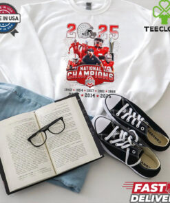 National Champions 1942 2025 Coach Ryan Day and Players Ohio State Buckeyes shirt
