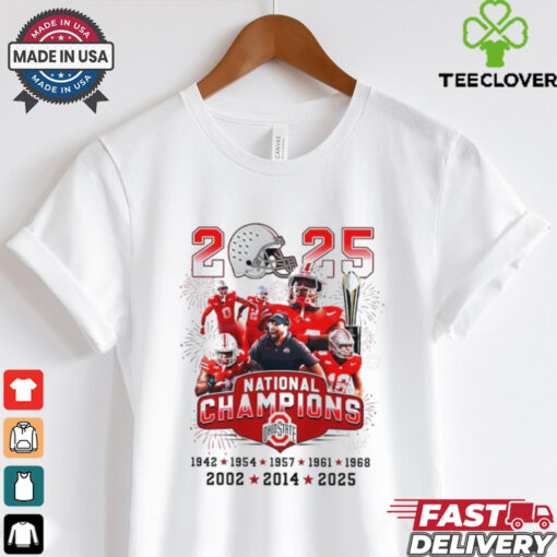 National Champions 1942 2025 Coach Ryan Day and Players Ohio State Buckeyes shirt