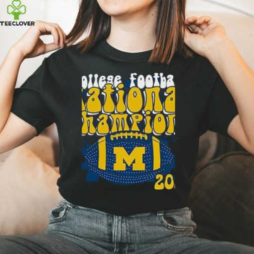 National Champions Groovy 2023 Michigan Wolverines Shirt