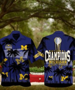 National Champions Michigan Wolverines Jan 8 , 2024 Houston, TX Hawaiian Shirt