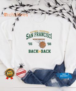 National Champions San Francisco 55 56 Back to Back Shirt 2