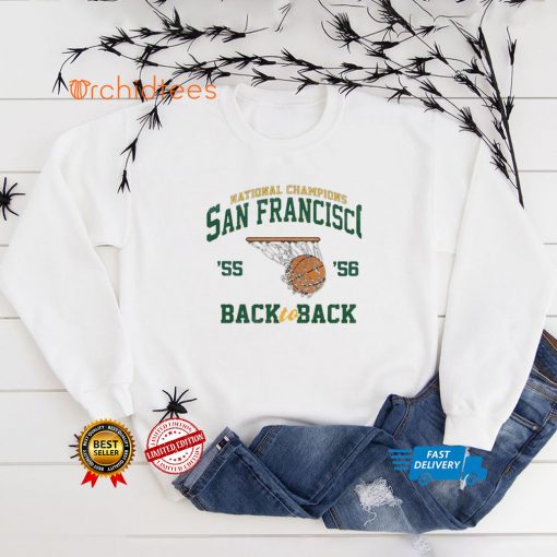 National Champions San Francisco 55 56 Back to Back Shirt 2