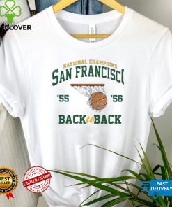 National Champions San Francisco 55 56 Back to Back Shirt 2