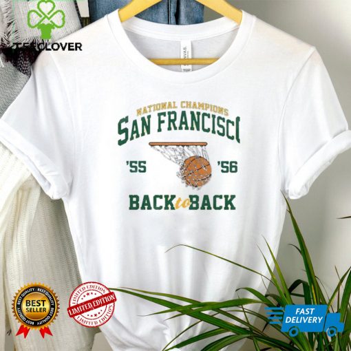 National Champions San Francisco 55 56 Back to Back Shirt 2