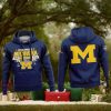 National Championship 2023 Michigan Wolverines Playoff 3d Hoodie