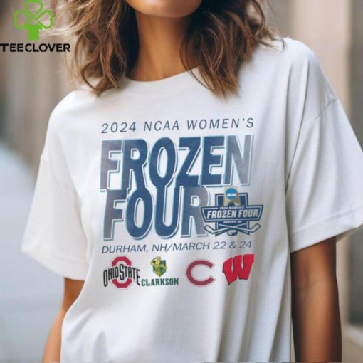 National Collegiate Women’s Frozen Four 2024 Ice Hockey Championship Durham, NH March 22 24 Tee hoodie, sweater, longsleeve, shirt v-neck, t-shirt