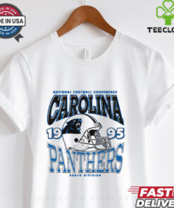 National Football Conference Carolina Panthers 1995 South Division helmet shirt