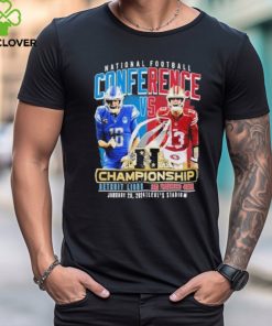 National Football Conference Detroit Lions vs San Francisco 49Ers Championship 2024 Shirt