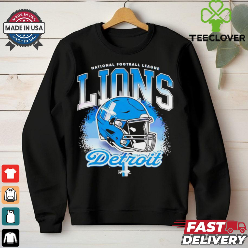 National Football League Detroit Lions helmet shirt National Football League Detroit Lions helmet shirt