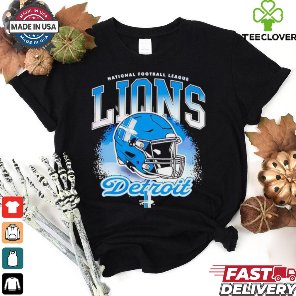 National Football League Detroit Lions helmet shirt National Football League Detroit Lions helmet shirt