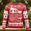 Best Dachshund Dad Ever Ugly Christmas 3D Sweater Gift For Men And Women