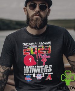 National League 2023 Winners Philadelphia Phillies vs Arizona Diamondbacks 4 2 Shirt