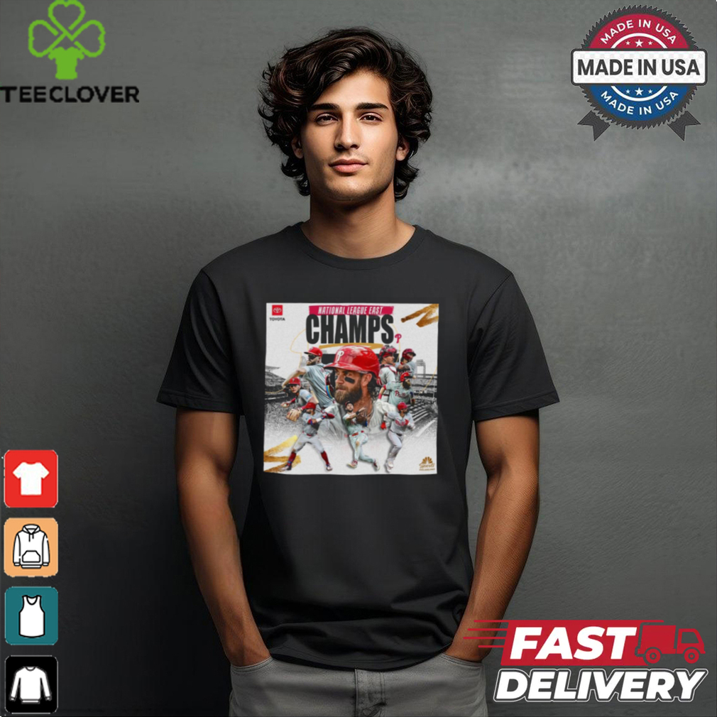 National League East Champions Philadelphia Phillies NBC Sports Philadelphia Poster t shirt National League East Champions Philadelphia Phillies NBC Sports Philadelphia Poster t shirt
