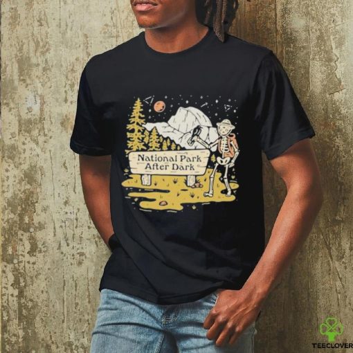 National Park After Dark Skeleton T shirt