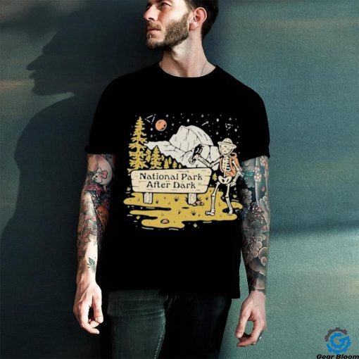 National Park After Dark Skeleton T shirt
