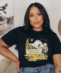 National Park After Dark Skeleton T shirt