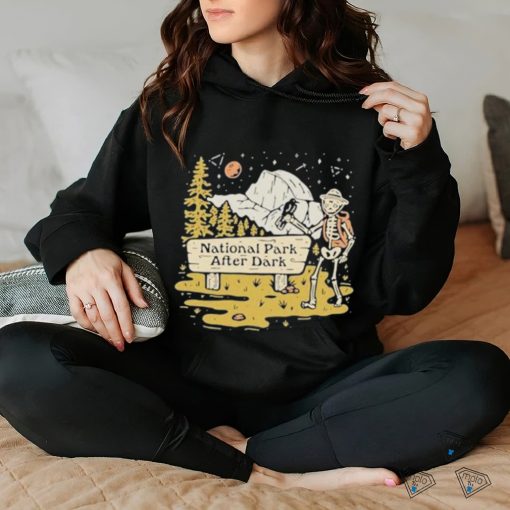 National Park After Dark Skeleton T shirt