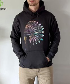 Native American Heritage Headdress Feathers Native American Pullover logo Shirt