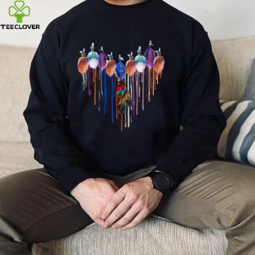 Native American The Heart Of Feathers Indigenous shirt