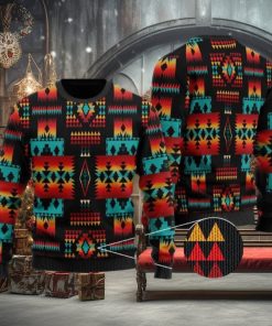 Native American Ugly Christmas Sweater Santa New Gift For Men And Women Family Holidays