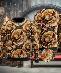 Native American Ugly Sweater For Christmas
