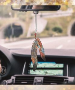 Native Americans Feather Colorful Limited   Car Hanging Ornament