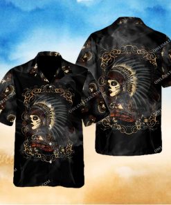 Native Girl Skull Style Limited Edition – Hawaiian Shirt