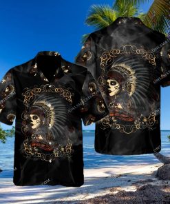 Native Girl Skull Style Limited Edition – Hawaiian Shirt