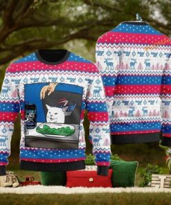 Natural Ice Beer Cat Meme Christmas 3D Naughty Christmas Sweater