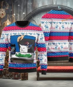 Natural Ice Beer Cat Meme Christmas 3D Naughty Christmas Sweater