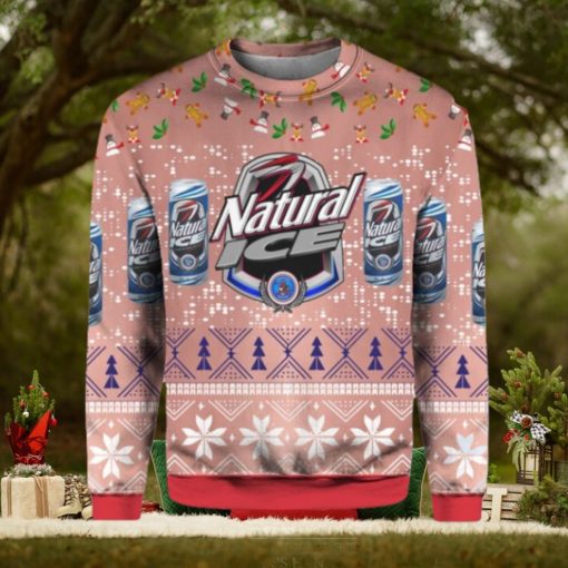 Natural Ice Beer Ugly Christmas Sweater