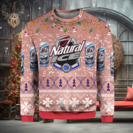 Natural Ice Beer Ugly Christmas Sweater