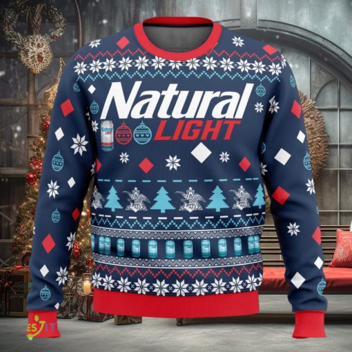 Natural Light Beer Cute Ugly Christmas Sweater Christmas Gift For Family