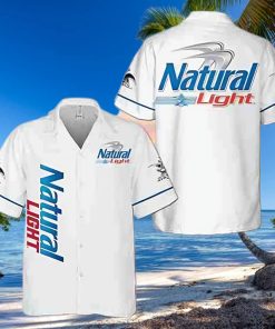 Natural Light Beer Summer Hawaiian Shirt