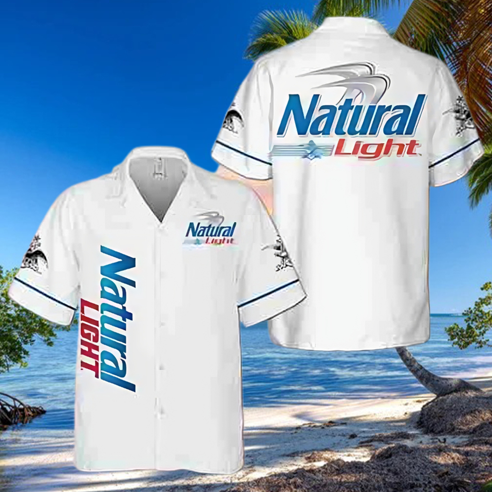 Natural Light Beer Summer Hawaiian Shirt