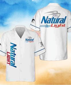 Natural Light Beer Summer Hawaiian Shirt