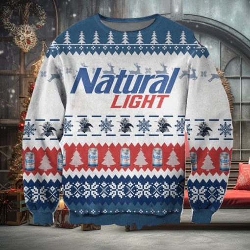 Natural Light Snowflakes Ugly Christmas Sweater