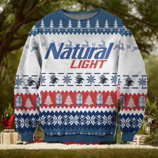 Natural Light Snowflakes Ugly Christmas Sweater