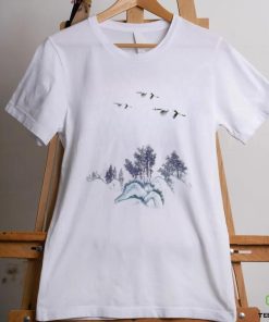 Nature in design printed t shirt