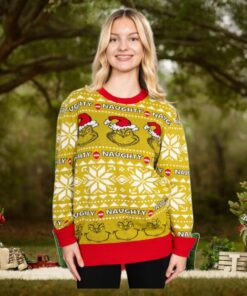 Naughty Grinch Ugly Christmas Sweater