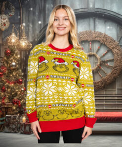 Naughty Grinch Ugly Christmas Sweater