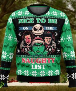 Naughty List Club Pop Culture Cute Ugly Christmas Sweater Christmas Gift For Family