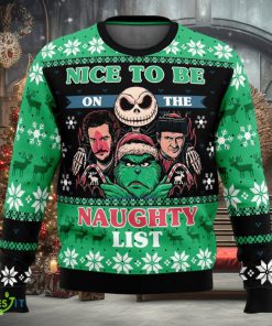 Naughty List Club Pop Culture Cute Ugly Christmas Sweater Christmas Gift For Family