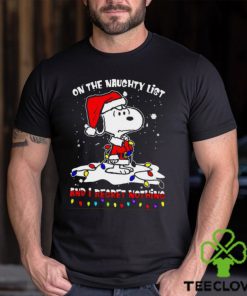 Naughty List Regret Nothing Snoopy Shirt, Funny Christmas Gift Ideas