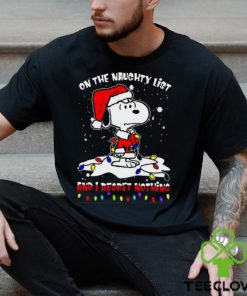 Naughty List Regret Nothing Snoopy Shirt, Funny Christmas Gift Ideas 2 Naughty List Regret Nothing Snoopy Shirt, Funny Christmas Gift Ideas