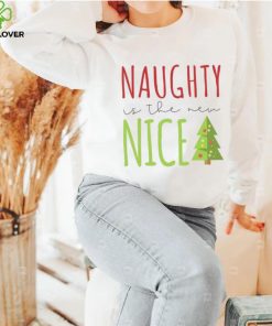 Naughty is the New Nice Funny Christmas Boys Girls Kids Childrens T Shirt