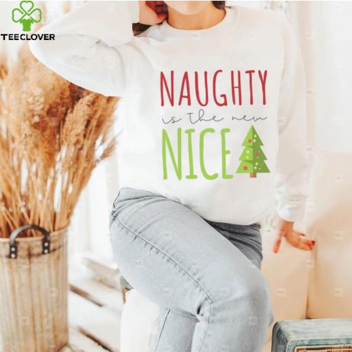 Naughty is the New Nice Funny Christmas Boys Girls Kids Childrens T Shirt