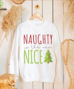 Naughty is the New Nice Funny Christmas Boys Girls Kids Childrens T Shirt