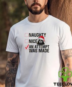 Naughty or Nice Checklist Christmas Shirt