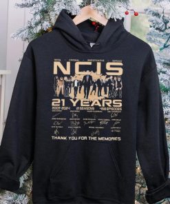 Naval Criminal Investigative Service NCIS 21 Years 2003 2024 Thank You For The Memories Signatures Shirt